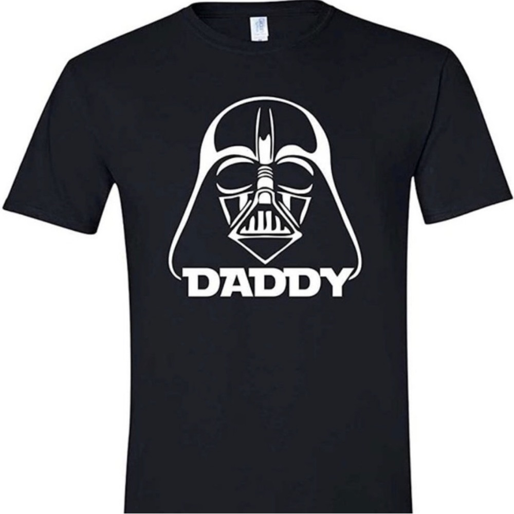Gildan Darth Vader Daddy T-Shirt in Black